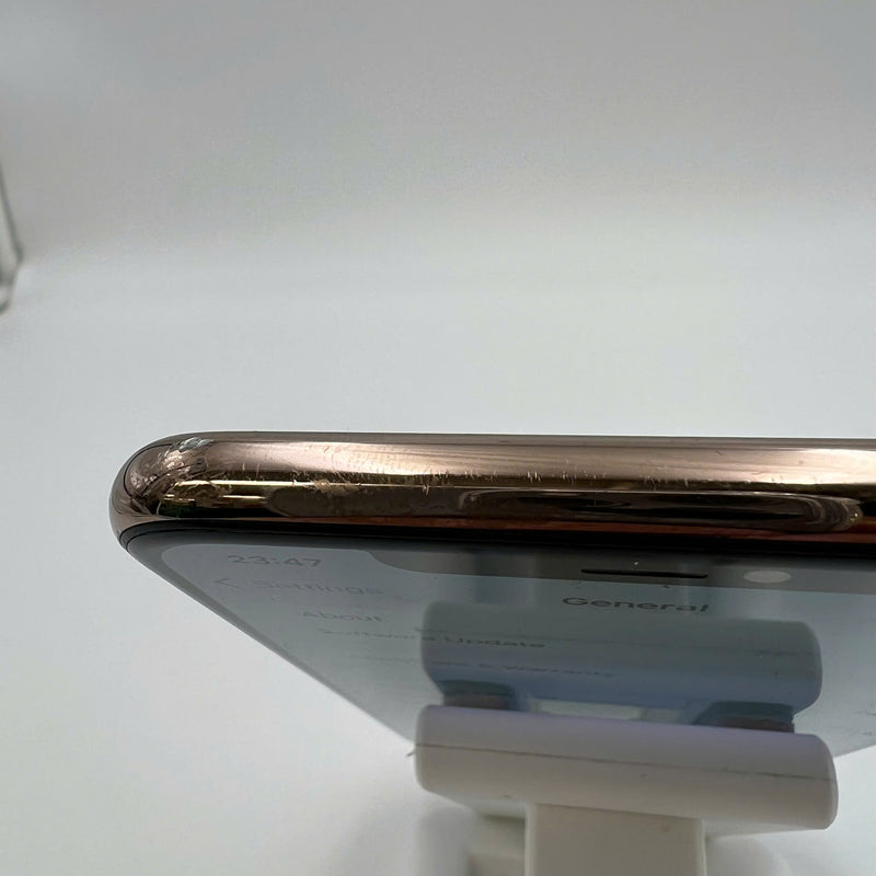 iPhone 11 Pro Max 64GB ရွှေရောင် 98% ဘက်ထရီ 100% စက်ပစ္စည်းသည် ကွန်ရက်အခကြေးငွေအားလုံးကို ပေးဆောင်ပြီး Apple International (Replaced battery, 1x spot) - HH6048 