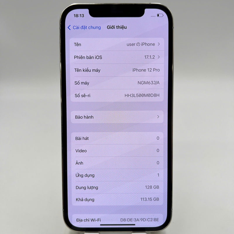 iPhone 12 Pro 128GB ရွှေရောင် 98% ဘက်ထရီ 85% စက်ပစ္စည်းသည် ကွန်ရက်အခကြေးငွေအားလုံးကို ပေးချေပြီး နိုင်ငံတကာ Apple အဖြစ် အသုံးပြုသည် - HH3878 