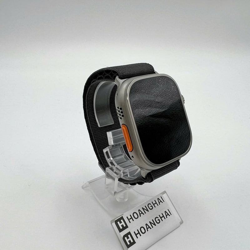 Apple Watch Ultra 3 49mm GPS + 5G Natural Titanium Case with Gray Alpine Loop 98% pin 100% Quốc tế Apple - HH4502