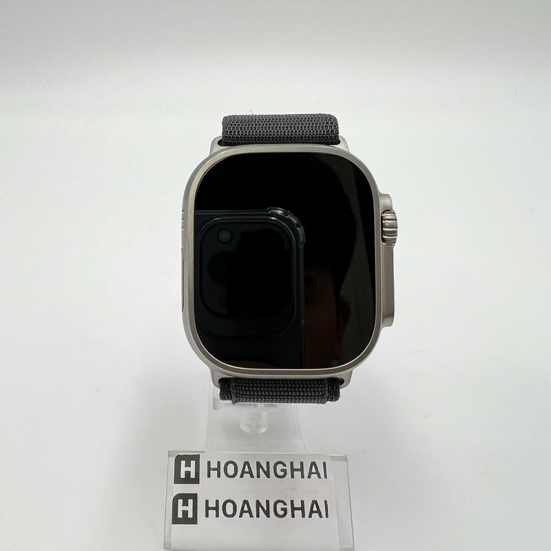 Apple Watch Ultra 3 49mm GPS + 5G Natural Titanium Case with Gray Alpine Loop 98% pin 100% Quốc tế Apple - HH4502