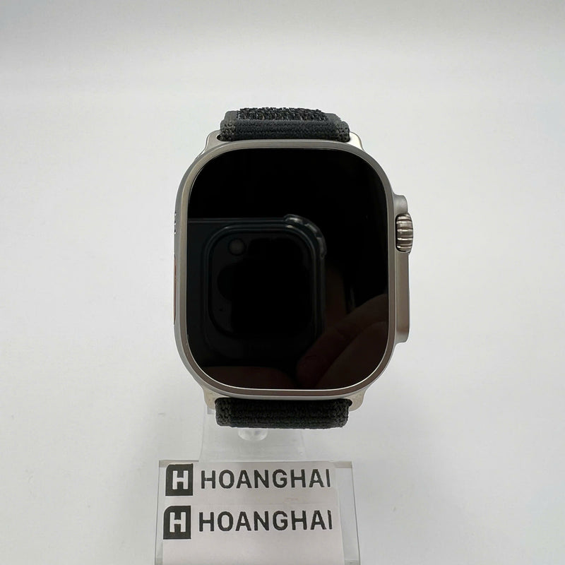 Apple Watch Ultra 3 49mm GPS + 5G Black Titanium Case with Blue Ocean Band 100% အသက်မသွင်းရသေး (အလုံပိတ်၊ ကြိုးဝိုင်းသေတ္တာကို ဖွင့်ထားသည်) 