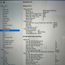 Macbook Air 2024 13.6in Trắng Apple M3/ RAM 8GB/ SSD 256GB 98% BPTN (sạc 39 lần)