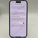 iPhone 14 Pro 256GB Tím 98% pin 87% Máy đã trả hết tiền mạng dùng như Quốc tế Apple (đốm 0,5x/3x, xước viền) - HH7299
