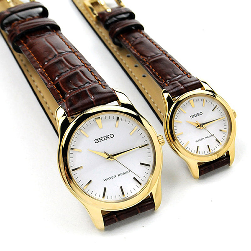 Đồng hồ đôi Seiko Nam SCXP032 | Nữ SSXP002 [ORDER 10-14 NGÀY]