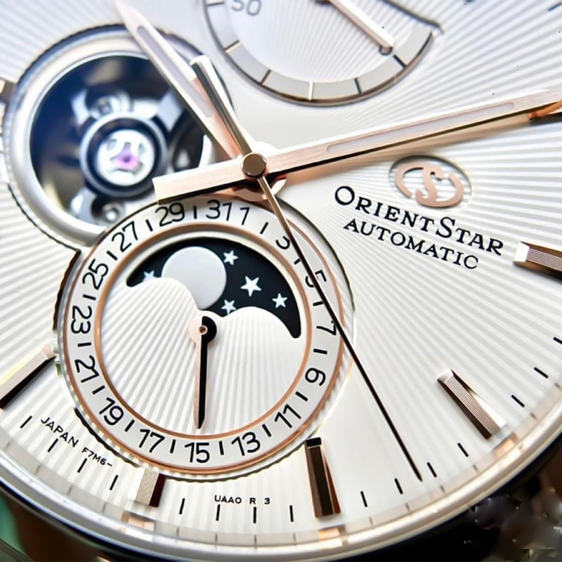 Đồng hồ Orient Star Moonphase  RE-AY0003S