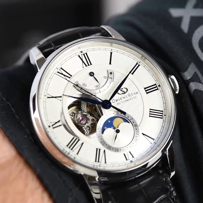 Đồng Hồ Orient Star Mechanical Moon Phase RK-AM0001S
