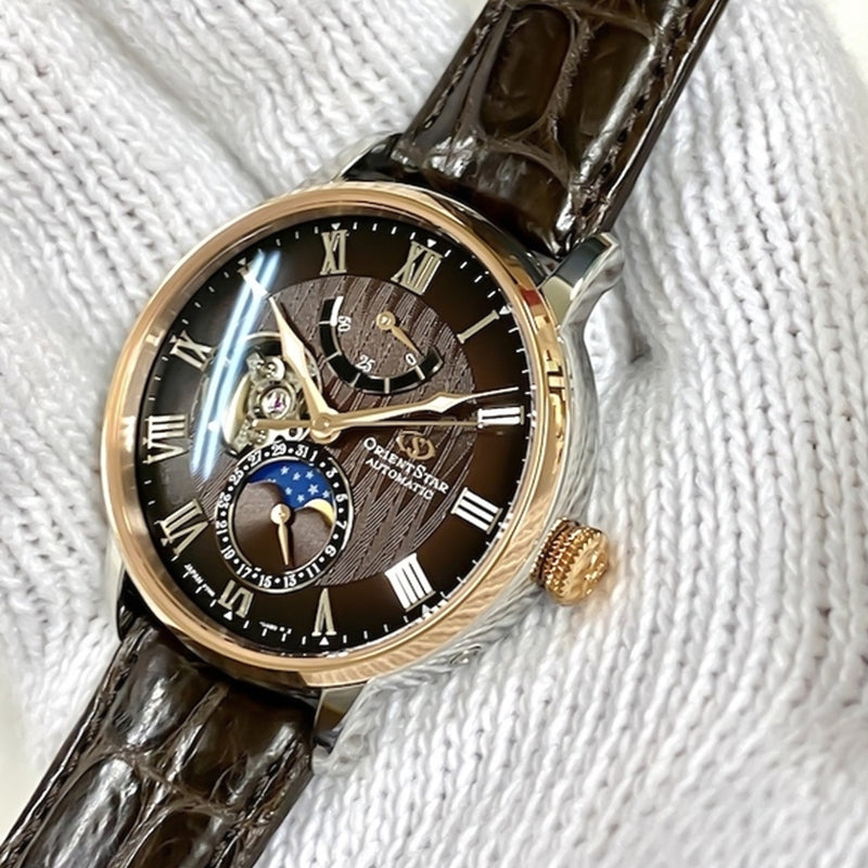 Đồng Hồ Orient Star Mechanical Moon Phase RK-AY0105Y